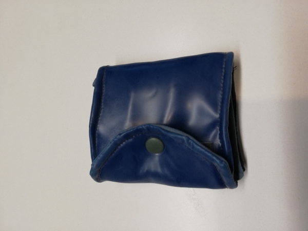 Latex Portemonnaie / Latex Geldbörse  ( klein - petrol ) UNIKAT